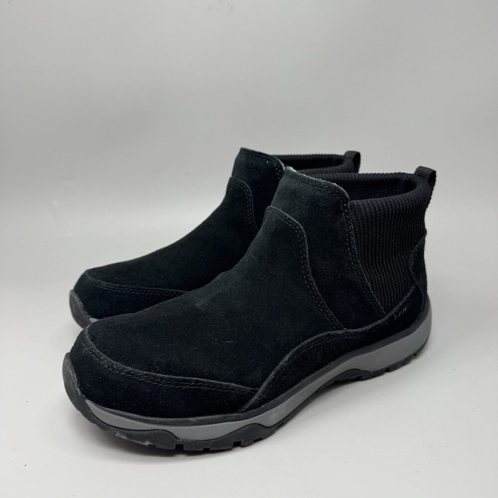 L.L.Bean Tek 2.5 Women’s 8 Waterproof Insulated Suede Slip On Winter Boots - Picture 3 of 10